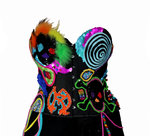 corset victorien luxe sur-mesure noir et incrustations colorées aux choix