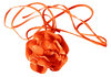 serre tête en cuir orange fleur fantaisie modulable en ceinture grande taille bracelet collier