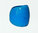 bague en verre bleu outremer lumineux style chevalière taille au choix