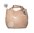 grand sac cabas modulable en besace en cuir végétal luxe épais lisse naturel chair nude SOLDES