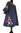 Flexible cotton blend tunic dress large size woman color choice