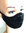 New collection fashion mask in luxury trendy fabrics black lycra sequins jersey washable 40 °